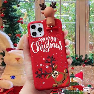 Accessori per Cover Telefono a Tema Natalizio con Babbo Natale e Renne, Disponibili all'Ingrosso, con Personaggi per Samsung S24 S25 Plus S23FE - Product Image 4