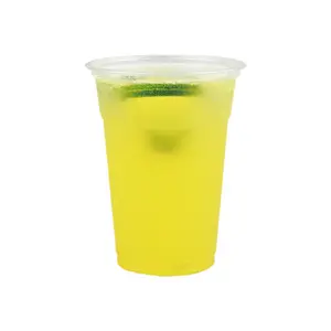गर्म बेच उत्पाद खीर milktea डिस्पोजेबल ठंडे पेय पारदर्शी 90mm प्लास्टिक फलों का रस कप
