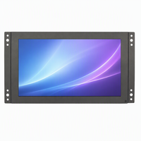 Moniteur LCD TFT 10,1 pouces avec boîtier métallique, HDMI, VGA, AV, BNC, haut-parleur, support VESA, tactile capacitif en option pour la sécurité industrielle