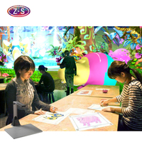 Scanner interactif en temps réel pour dessin et peinture magiques, jeux de projection murale interactifs pour une expérience immersive