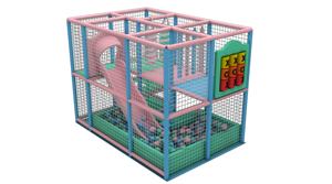 Equipo de juego infantil personalizado, parque de juegos de interior suave, parque de trampolín de salto, equipo de juego con toboganes - Product Image 5