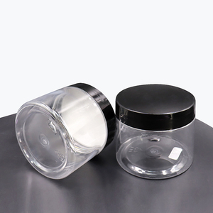 Grau alimentício 50ml <span class=keywords><strong>100ml</strong></span> 120ml 150ml 200ml 250ml 500g Frasco de plástico <span class=keywords><strong>PET</strong></span> com tampa vazia 4oz 8oz 10oz 16oz Recipiente cosmético com tampa - Product Image 6