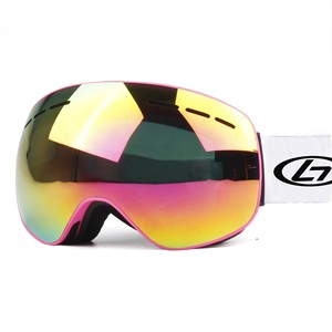 OEM ODM กลางแจ้งสกีป้องกันหมอกเลนส์คู่ PC เลนส์แม่เหล็กเปลี่ยนโลโก้กำหนดเอง UV400 OTG แว่นตากีฬาสกีขี่จักรยาน - Product Image 3