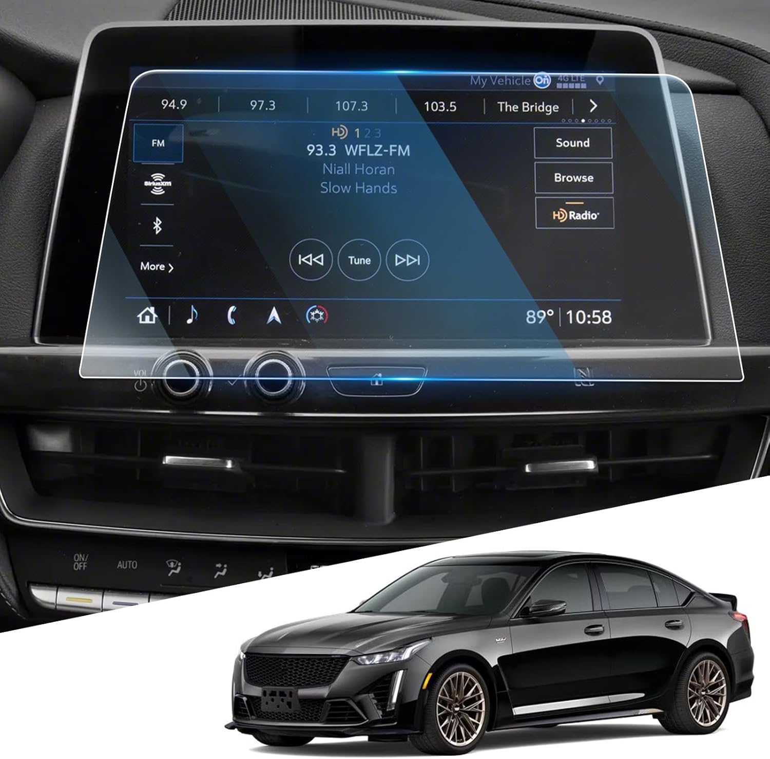 Cadillac CT5 20~24 10 pouces brillant 1 pièce