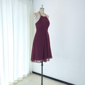 Fenyee קסם שמלת קוקטייל שמלות שושבינה חום אדום שמלת שושבינה שמלת שושבינות נשים גברת אלגנטי - Product Image 6