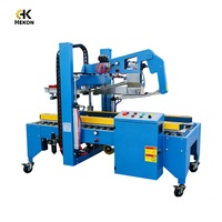 Machine d'emballage de boîtes en carton HEKON entièrement automatique avec scellage latéral, machine de scellage de cartons à pliage aléatoire multi-tailles