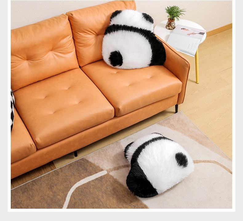 wool panda pillow [random delivery]