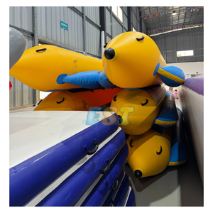 <span class=keywords><strong>Bateau</strong></span> banane <span class=keywords><strong>gonflable</strong></span> en PVC pour 10 personnes, pour sports nautiques, remorquable, type radeau ponton à double rangée - Product Image 4