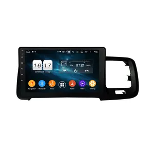 KLYDE 자동차 스테레오 S60 2008-2018 안드로이드 10.0 자동차 라디오 dvd 플레이어 볼보 S60 멀티 터치 용량 스크린 DSP Carplay