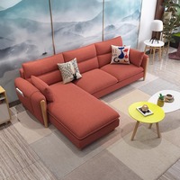 Élégant canapé sectionnel turc avec coussin en boucle pour mobilier moderne en L, salon de luxe, villa et parc de haute qualité