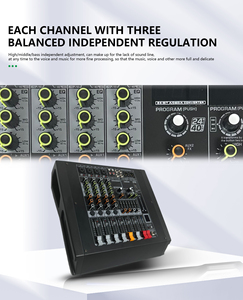 GAX-FX4D profession elle Misch konsole 256 DSP Reverb Sound <span class=keywords><strong>2</strong></span>*400 Watt Ausgang 48V USB <span class=keywords><strong>Audio</strong></span> Mixer Konzert party Karaoke Studio - Product Image 5