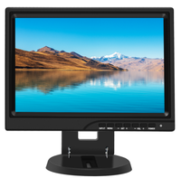 Moniteur LED/LCD populaire de 10/12/13/14/15 pouces avec un rapport d'aspect 4:3 et des interfaces +DP pour les entreprises