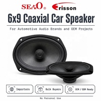 Haut-parleur coaxial 6x9 pour voiture OEM ODM avec bord en caoutchouc, pilote audio personnalisé en usine pour projets de 500 paires