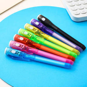 Stylo magique UV multifonctionnel anti-contrefaçon, stylo à lumière UV invisible LED ultraviolette - Product Image 2