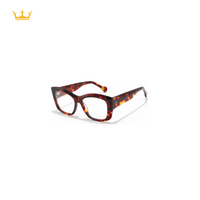 Lunettes de vue rétro haut de gamme unisexes, monture épaisse en acétate, verres personnalisés, nouvelle collection, vente chaude, montures de lunettes élégantes