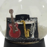 Boule à neige à eau en résine de style musical