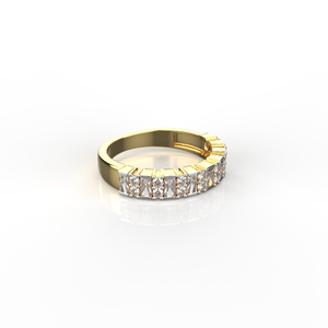 14K และ18K Baguette ทองเติบโตในห้องปฏิบัติการผลิตภัณฑ์จำนวนมากที่กำหนดเองทำด้วยมือเครื่องประดับที่ดีแหวนหมั้นและแหวนแต่งงาน - Product Image 2