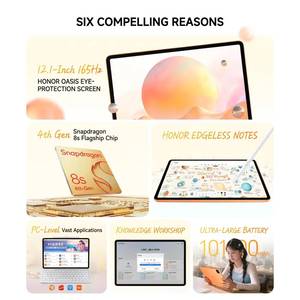 Neuerscheinung 2026 HONOR MagicPad 4 Tablet 12,1 Zoll 165Hz Display HONOR Oasis Augenschonender Flaggschiff-Snapdragon-<span class=keywords><strong>Chip</strong></span> Tablet - Product Image 2
