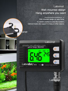 Kit uji akuarium harga rendah Monitor <span class=keywords><strong>pH</strong></span> dipasang di dinding AZ8605 dengan pengendali hidroponik pencatat Data untuk analisis air - Product Image 4