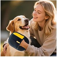 Brosse de toilettage électrostatique auto-nettoyante bidirectionnelle pour animaux de compagnie, taille personnalisée, pour l'élimination des poils de chat et de chien, gants de toilettage
