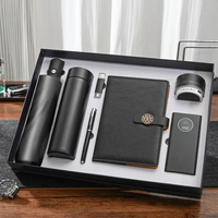 Ensemble cadeau d'entreprise de luxe personnalisé, bouteille d'eau intelligente, banques d'alimentation, carnet en cuir, ensemble cadeau de mariage pour les invités
