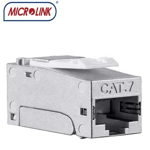 RJ45 CAT7 90 độ toolless Keystone mô-đun <span class=keywords><strong>Krone</strong></span> nữ nối Modular Jack kẽm Die-cast Nickel mạ nhà ở - Product Image 2