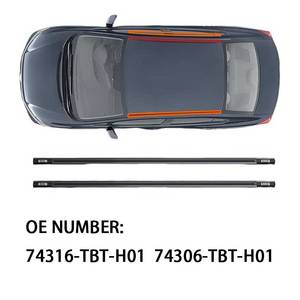 2 Piezas de Burlete para Techo de Coche Honda Crider 2019 2020, Tira Selladora Impermeable para Lluvia, Canal de Drenaje y Moldura Decorativa - Product Image 3