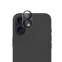Protection d'écran en verre trempé 9H à colle intégrale de haute qualité pour objectif d'appareil photo iPhone 16 Plus