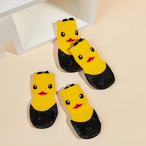 हॉट सेल फैशन लुभावनी सर्दियों गर्म कपास विरोधी पर्ची वाटरप्रूफ कुत्ते बूट्स के साथ बड़े कुत्ते के मोजे - Product Image 4