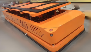 รถเข็นขนย้ายไฟฟ้า AGV Die แบบไม่มีร่องรอย/รถเข็นขนย้ายแบบไม่มีร่องรอยความจุ10ตัน - Product Image 3