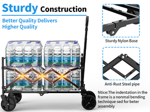 Carretilla Plegable para Jardín, Carrito de Mano, Carrito Gorilla, Carrito Utilitario, Carrito Plegable para Camping, Venta al Por Mayor - Product Image 5