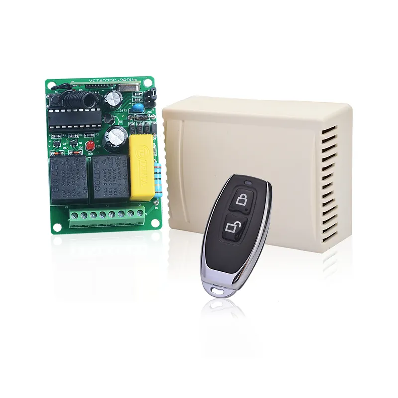 YET402PC-V3.0 Two Channels Motor over-current protect remote controllers and rf receivers for garage door