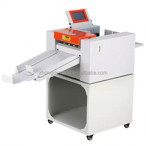 Machine à plier le papier entièrement automatique 650A électrique numérique multifonction à aspiration d'air et perforation, en promotion et à prix réduit - Product Image 1