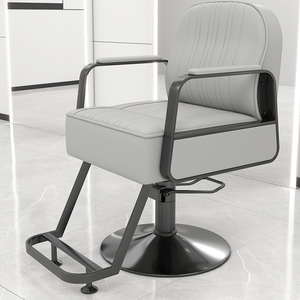 Chaise de barbier inclinable de style moderne de haute qualité, multifonctionnelle avec revêtement en cuir chaud pour hôtels, salons de beauté, spas - Product Image 6