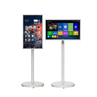 Televisor LED Inteligente Android de 27/32 Pulgadas con Pantalla Táctil, Diseño Portátil Inalámbrico y Móvil