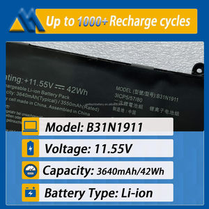 อะไหล่แบตเตอรี่แล็ปท็อป B31N1911 42Wh 11.55V สำหรับ <span class=keywords><strong>Asus</strong></span> <span class=keywords><strong>VivoBook</strong></span> <span class=keywords><strong>flip</strong></span> 14 M413 TM420I M413DA K413 X413แล็ปท็อปซีรีส์ F413 - Product Image 3