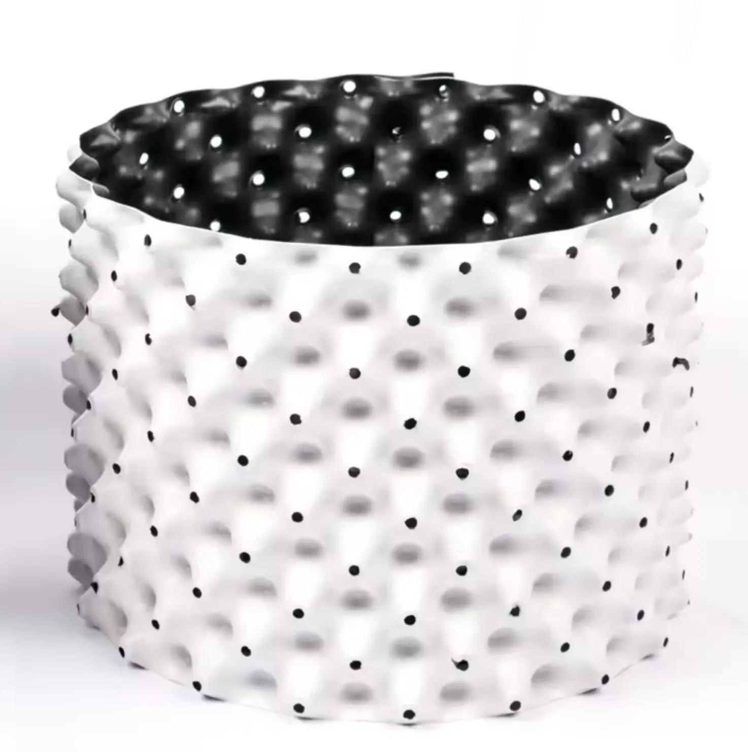 プラスチックホワイトブラック苗床ポット空気剪定ポットコンテナ庭用の急速成長根空気植木鉢
