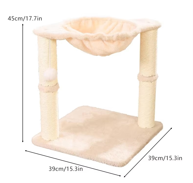 short plush hanging nest climbing frame