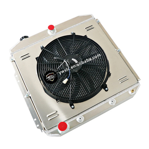 Radiatore con Serbatoio dell'Acqua in Alluminio e Copertura Ventola per <span class=keywords><strong>Ford</strong></span> Truck <span class=keywords><strong>Courier</strong></span> 1953-1956, Sistema di Raffreddamento Motore Personalizzato - Product Image 3