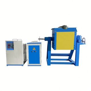 Four de fusion à induction 100% en acier pour ferraille, métaux, cuivre et aluminium, pour la coulée industrielle - Product Image 4