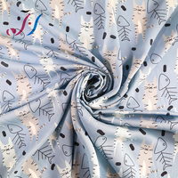 Tissu en coton tricoté pour vêtements, élastique et confortable, impression numérique personnalisée, fourniture directe d'usine, MOQ 1 mètre