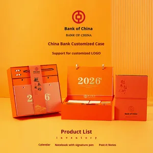 China 2026 Year Horse <b>Sticky</b> <b>Notes</b> Desk Calendar Custom Notebook Gift Box Set Business Office Creative Desktop Ornament - Product Image 1