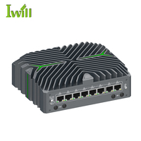Iwill N3281 14th Gen Firewall Mini Pc 2 * DDR5 12-Core 14-Thread 8-Port Network Security VPN Router en stock