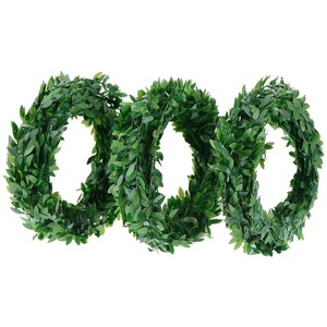 Guirlande de feuilles en PVC simulé de 7,5 m, guirlande de verdure pour Noël, mariage, décoration de la maison - Product Image 1