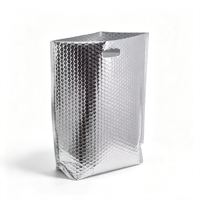 Sac isotherme réutilisable, étanche, anti-fuite, avec film aluminium pour la chaîne du froid, expédition d'aliments congelés, conforme aux normes FDA