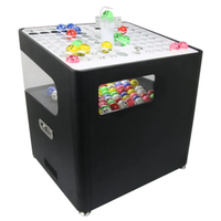 Ensemble de jeu de Bingo doré, machine de loterie électrique, agitateur automatique de boules de Bingo, jeu de tirage au sort, parc d'attractions, aire de jeux extérieure