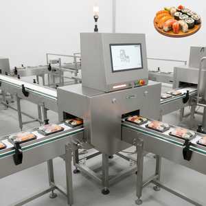 Détecteur de corps étrangers à rayons X en acier inoxydable de haute précision, détection des métaux, système d'inspection alimentaire aux rayons X de haute précision pour les sushis - Product Image 4
