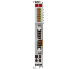 Terminal de bus KL2872 BECKHOFF, salida digital de 16 canales, 24 V CC, 0,5 A, cable plano