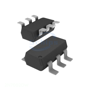 Transistors 2N7002DW 6-TSSOP, SC-88, SOT-363 Electronics Component BOM IC In Stock - Product Image 1