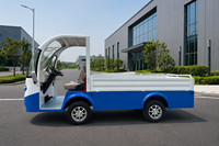 Nouveau véhicule utilitaire électrique homologué pour la route, pick-up 2 places avec benne, automatique, 40 km/h, 72V 100Ah 4KW AC, LSV, voiturette de golf, véhicule de patrouille